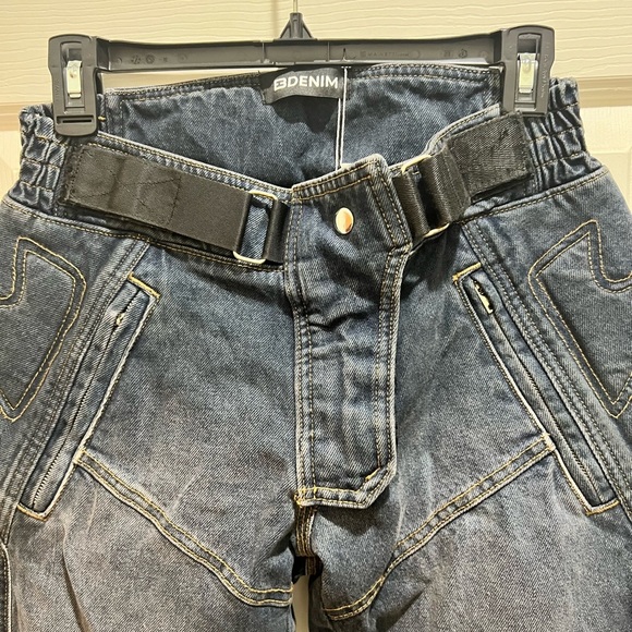 EB Denim Moto in Bella Notte, size XS NWT sold out online $695 Retail - Picture 13 of 16